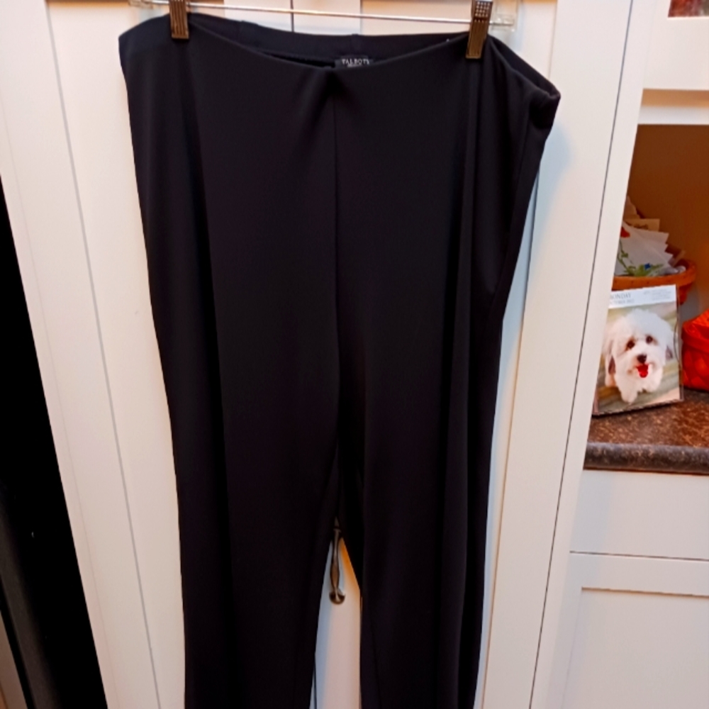 Talbots "travel pants " black, size2 XP